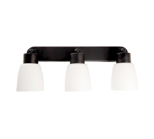 Светильник-спот настенно-потолочный под лампу 3хE27, черный ML243  41516  FERON