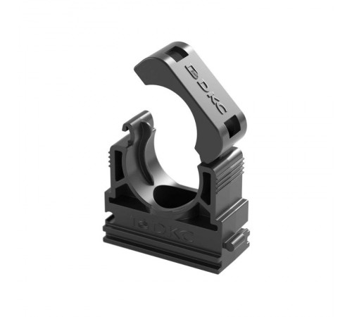 Держатель с крышкой DN 17 мм, полиамид, цвет чёрный  PASW17N  DKC