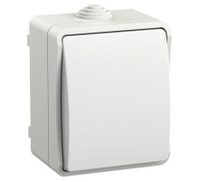 FORS Переключатель 1-клавишный О/У IP54 ВС20-1-0-ФБ Белый  EVS10-K01-10-54-DC  IEK