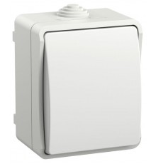 FORS Выключатель кнопочный О/У IP54 ВСк20-1-0-ФБ Белый  EVS13-K01-10-54-DC  IEK