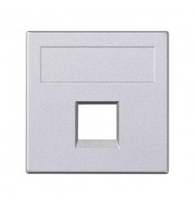 Simon CIMA 500 Адаптер для 1 шт RJ-45 CJ545.., CJ645.., CJ6A45F, 50х50мм, 500CIMA, алюминий  50000185-033  Simon