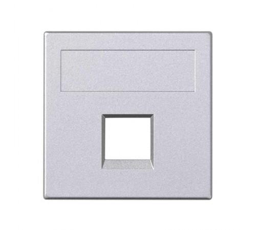 Simon CIMA 500 Адаптер для 1 шт RJ-45 CJ545.., CJ645.., CJ6A45F, 50х50мм, 500CIMA, алюминий  50000185-033  Simon