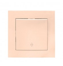 Валенсия выключатель 1-кл. 10А кремовый проходной EKF PROxima   EWV10-025-20   EKF