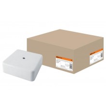 Коробка распределительная КР 50х50х20 о/п белая IP40  SQ1401-0201  TDM