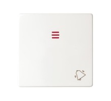 Simon 82 Клавиша с пиктограммой "звонок" для кнопочного выключателя с подсветкой, S82, S82N, S82 Detail, белы  82015-30  Simon