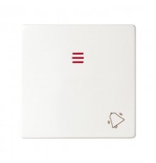 Simon 82 Клавиша с пиктограммой "звонок" для кнопочного выключателя с подсветкой, S82, S82N, S82 Detail, белы  82015-30  Simon