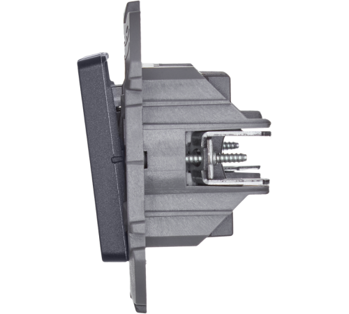 Inspiria Антрацит Выключатель 3-клавишный 10АХ 250В винтовые зажимы  673543  Legrand