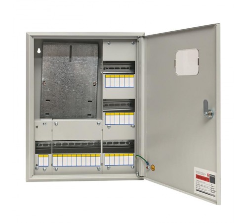 Щит учетно-распределительный навесной ЩРУН 3/30 однодверный с окном (ВхШхГ) 500х400х160мм IP31 PROxima  mb23-3/30-1  EKF