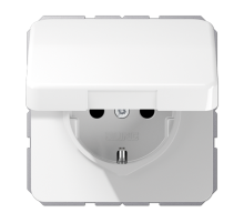 SCHUKO®-розетка 16 A / 250 B ~ с крышкой CD1521BFKLWW Jung