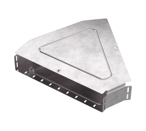 Угол горизонтальный 45 градусов с крышкой Стандарт 500х100   PR16.0618  Промрукав