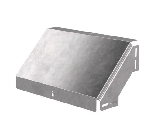 Угол вертикальный внешний 90 градусов с крышкой Стандарт 400х100   PR16.0585  Промрукав