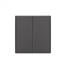 Выключатель STRONG 2 кл 10А с/у графит  KR-78-0706-6  Kranz