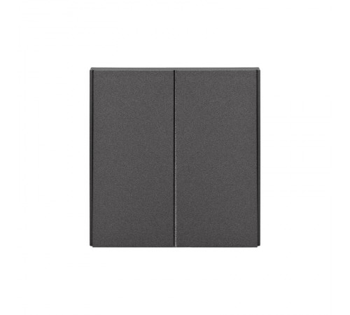 Выключатель STRONG 2 кл 10А с/у графит  KR-78-0706-6  Kranz