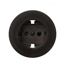 Simon 88 Накладка с защитными шторками на розетку двухполюсную c заземляющим контактом, винтовое соединение,  88041-62  Simon