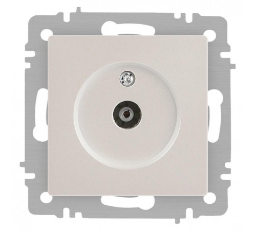 Розетка Intro Accent 6-301-06 TV одиночная, IP20, СУ, перламутр  Б0063613  Intro