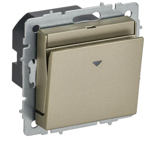 BRITE Выключ. карточный 30А ВС10-1-8-БрШ шамп.  BR-V11-0-10-K37  IEK