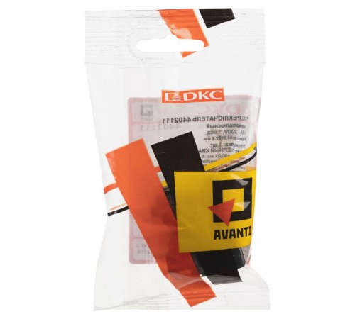 Переключатель "Черный квадрат", "Avanti", 16A, 1 мод.  4402111  DKC