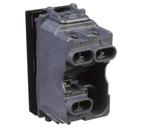 Переключатель "Черный квадрат", "Avanti", 16A, 1 мод.  4402111  DKC