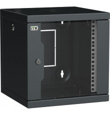 ITK LINEA WS Шкаф 10" 6U 320х310мм дверь стекл. черн.  LWS5-06U33-GF  ITK