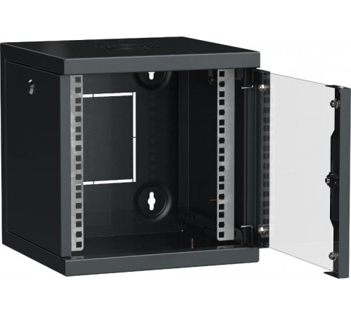 ITK LINEA WS Шкаф 10" 6U 320х310мм дверь стекл. черн.  LWS5-06U33-GF  ITK