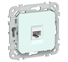 FLITE Розетка компьютерная RJ45 кат.5Е UTP РК5е-1-0-ФлХЛ холодный лед  FI-K12-1-K94  IEK