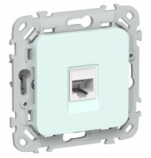 FLITE Розетка компьютерная RJ45 кат.5Е UTP РК5е-1-0-ФлХЛ холодный лед  FI-K12-1-K94  IEK