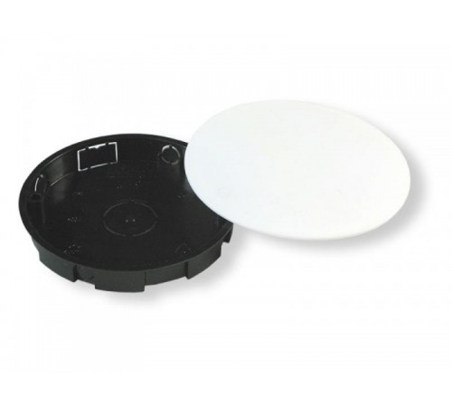 Коробка распределительная с/у 96х14 для сплошных стен круглая с крышкой,9 выводов  У191  HEGEL