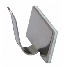 Площадки самоклеющиеся металлические с клипсой под шлейф (ПКШМ) 20x10 мм, упаковка 100 шт.  07-2420  REXANT