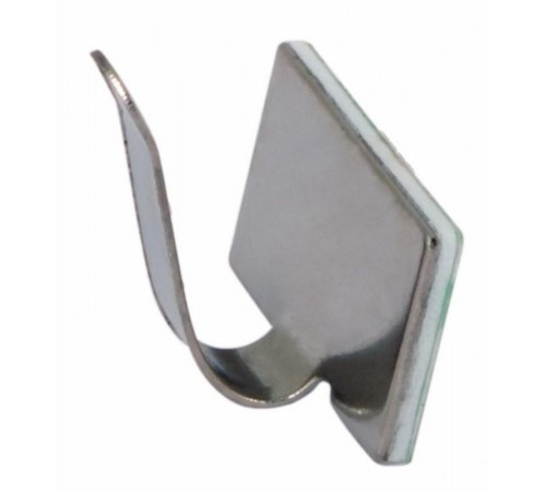 Площадки самоклеющиеся металлические с клипсой под шлейф (ПКШМ) 20x10 мм, упаковка 100 шт.  07-2420  REXANT