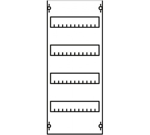 Панель для модульн. уст-в 1ряд/4рейки  1V0A  ABB