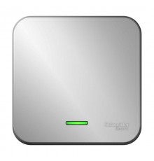 Blanca Алюминий О/У с изолирующей пластиной Переключатель 1-клавишный с подсветкой 10А, 250B  BLNVA106113  SE