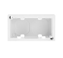 Короб накладной для лицевых панелей 80х150 под 4 модуля 45х22,5 Mosaic  03-0127  REXANT