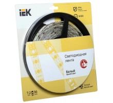Лента светодиодная LSR-5050WW30 7,2Вт 12В 3000К IP65 5м  LSR2-1-030-65-1-05  IEK