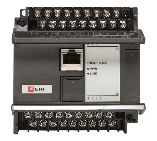 Модуль аналогового ввода EREMF 8 PRO-Logic EKF  EREMF-A-8AI  EKF