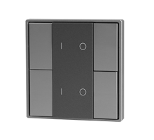 Кнопочная панель 4-х кл. (2 группы), пластиковый корпус, серый DA-SW-G2-PG  DA-SW-G2-PG  VARTON