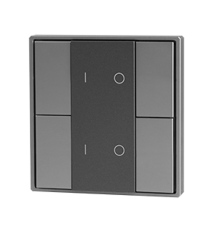Кнопочная панель 4-х кл. (2 группы), пластиковый корпус, серый DA-SW-G2-PG  DA-SW-G2-PG  VARTON