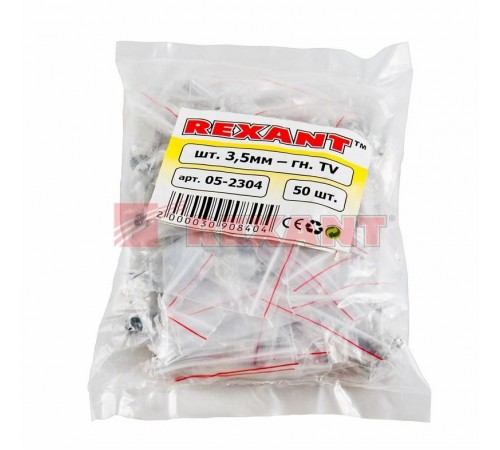 Переход штекер 3.5 мм mono-гнездо TV  05-2304  REXANT