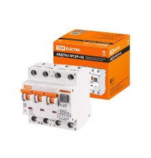 Выключатель автоматический дифференциального тока АВДТ 63 3п+N 25А C 30мА тип A  SQ0202-0018  TDM