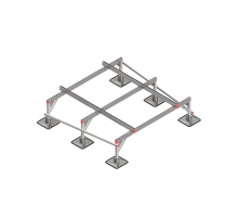 Опорная конструкция для установки оборудования TECHNORAPTOR STEELFOOT 1800х1800  KM-TR-STF-SSEI-1800-1800  КМ - профиль