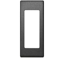 Simon 82 Накладка на розетку б/з, узкий модуль, S82C, графит  82040-68  Simon