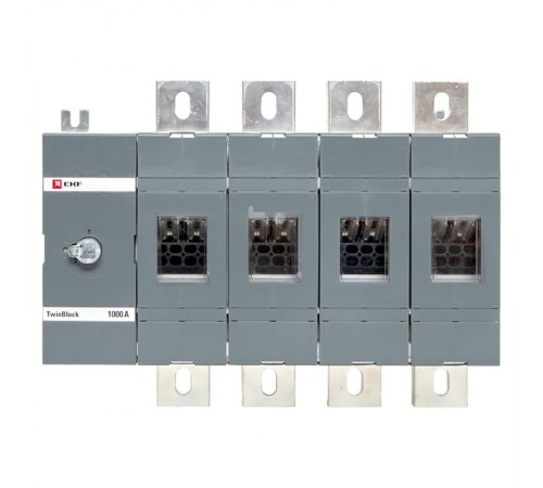 Рубильник 1000A 4P без рукоятки управления TwinBlock  tb-s-1000-4p  EKF