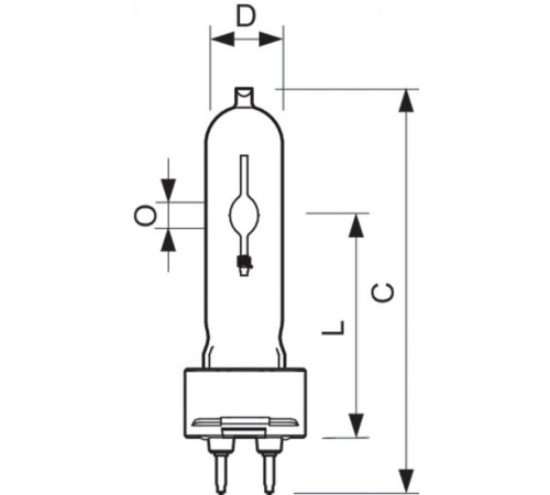 Лампа металлогалогенная MASTERC CDM-T Elite 70W/930 G12  928185305129  PHILIPS