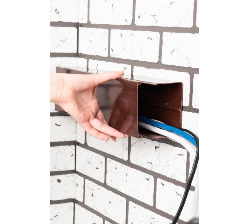 Канал кабельный под тёмное дерево (100х60) (18м.) EKF PROxima  kk-100-60d  EKF