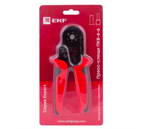 Пресс-клещи ПКВ-6-6 EKF Expert   pkv-6-6-exp   EKF