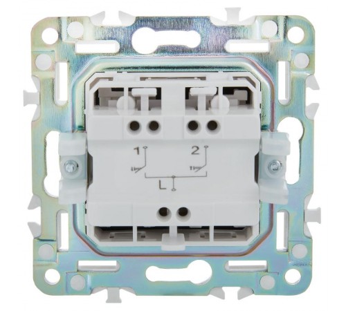 SKANDY Выключатель жалюзи 10А SK-V12Sa песочный  SK-V15-0-10-K98  IEK