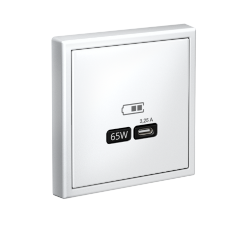 ArtGallery Лотос Розетка USB тип-С 65Вт высокоскор.заряд. QC, PD, механизм  GAL001327  SE