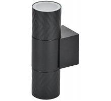 Светильник уличный 5108 настенный 2хGU10 IP65 черный  LT-UBU0-5108-GU10-2-K02  IEK