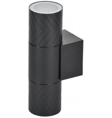 Светильник уличный 5108 настенный 2хGU10 IP65 черный  LT-UBU0-5108-GU10-2-K02  IEK