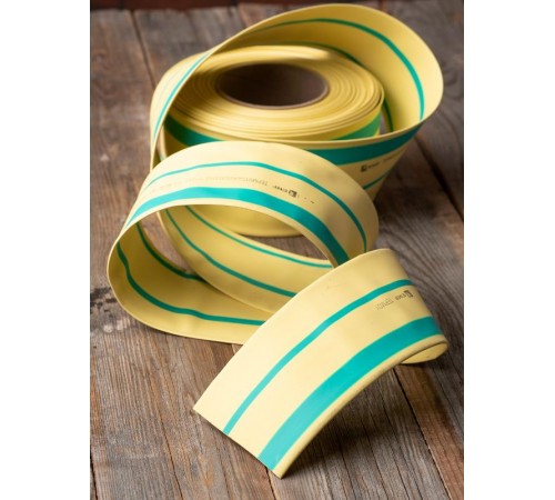 Термоусаживаемая трубка ТУТ нг 60/30 жел-зел рулон PROxima  tut-60-yg  EKF