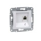 Sedna Белый Розетка ТЛФ 1-ая RJ11  SDN4101121  Schneider Electric